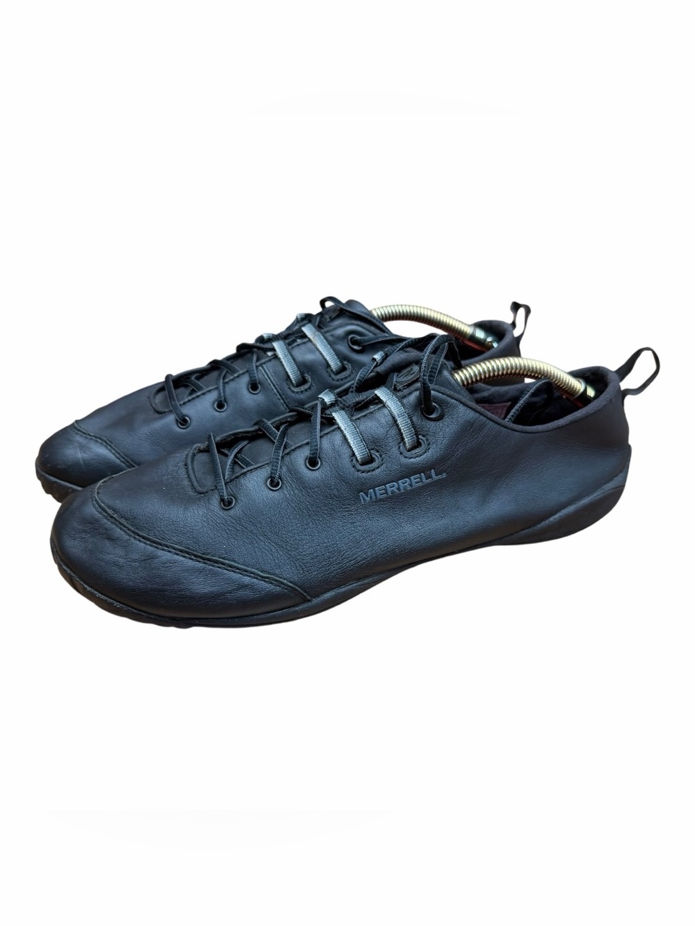 Merrell Moab Men's size 12 Black Low-Profile Leather Sneakers